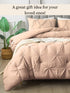 Marquis Luxurious Pinch Pleated All-Season Comforter With  Pillow Shams